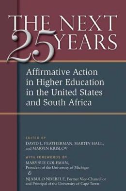 Thesis on affirmative action in higher education